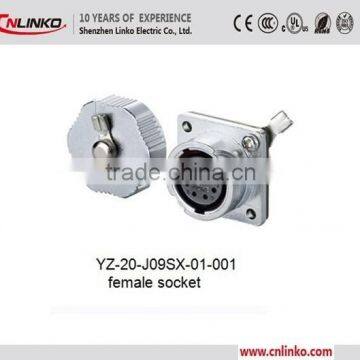 Made in China 9 Pin Stage Lighting Male Cable Connector Waterproof Electric Connector IP67 Metal Quick Connector photo-4