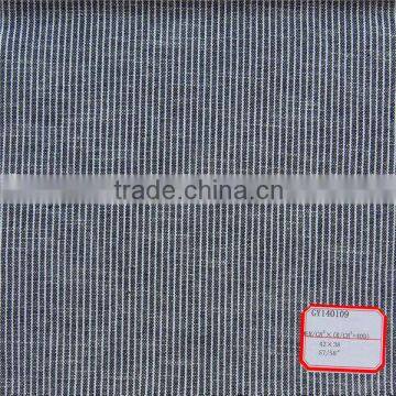 Yarn Dyed Ramie Cotton Blend Spandex Fabric