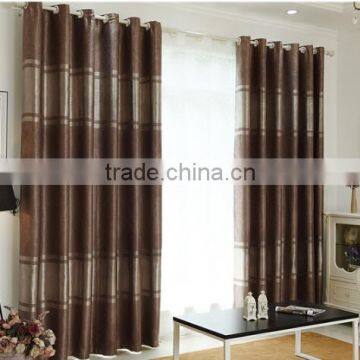 polyester embossed velvet strip fabric for window curtain upholstery fabric, ready curtain velvet fabric