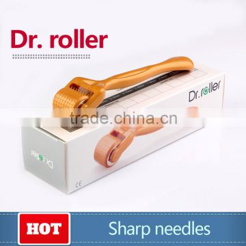 Top one derma roller titanium with 192 needles for face and scalp treatment