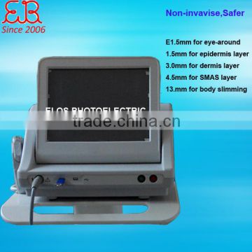 Forehead Wrinkle Removal Korea Portable HIFU Machine For Wrinkle Removal And Weight Loss 7MHZ