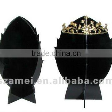 color acrylic tiara display stand