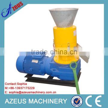 2015 newly designed flat die small wood pellet making machine