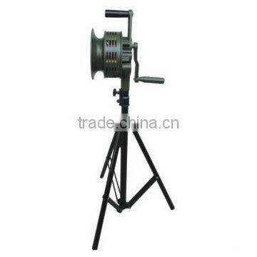 Tripod alarm siren FX-200,hand crank siren,hand operated siren