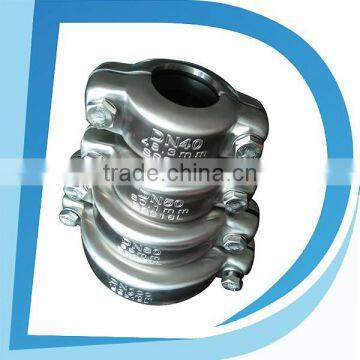 Top Quality 5" DN125 133mm-140mm coupling collar clamp for pipe fitting Made in China