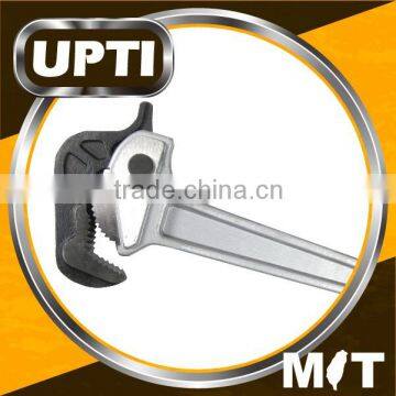 Taiwan Made High Quality CR-V Jaw Hawk Pipe Wrench with Aluminum Alloyed Steel Handle