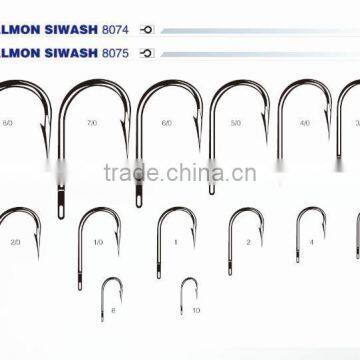 High Carbon Steel fishing salmon siwash hooks