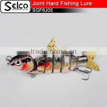 SGF6J05 Six -section Shad Joint Plastic Lure 3.5" photo-3