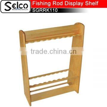 Bamboo Fishing rod display shelf SGRRK110