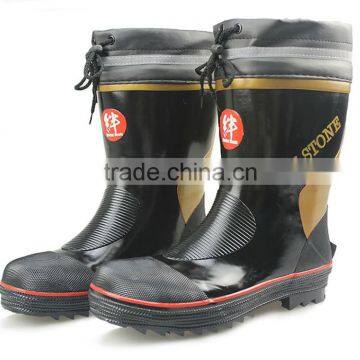 Popular in Japan Market Custom Made Cheap Unisex Wellies Rubber Rain Boots photo-3