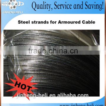 ASTM A475 3/8 Messenger wire stranded guy wire