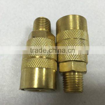 Brass pneumatic fitting