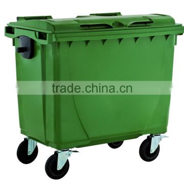 40-1100L wheeled Eco-Friendly Feature and Outdoor Usage pedal plastic dustbin