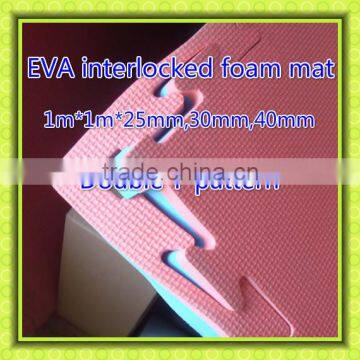Red color soft eva foam floor mats
