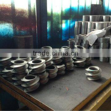 screw element and barrel for pvc extrusion machine