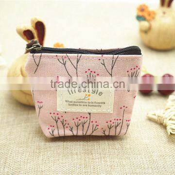 Fashion Retro Canvas Zero Purse/lovely Coin Purse/key Bag photo-6