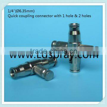 1/4" (6.35mm)High Pressure Mist/fog Nozzle Holder With 1hole,2hole or Without Hole photo-3