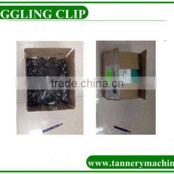 the toggling machine clip use in tannery industry