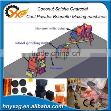Durable and high efficiency Pillow shape charcoal production line