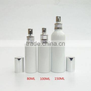 Wholesale 20ml-150ml White Aluminun Spray Perfume Bottle Mist Spray Aluminum Bottle for Cosmetic Packaging photo-5