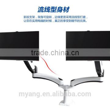 Wholesale H-Quaility Universal Two Head Desktop LCD Mount/LCD Table Bracket