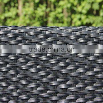 Patio Outdoor Black Color Resin Rattan Garden Arm Chair photo-4