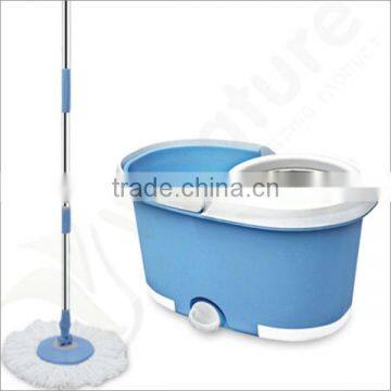 Magic mop, 360 degree spin with bucket and 2 heads,