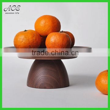 High quality walnut wood food tray