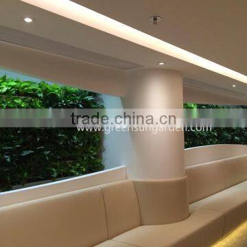 2016 High Quality Vertical Garden Green Wall Module Artificial Hanging Wall for Plants Synthetic Grass Moss Turf Indoor Decor photo-3