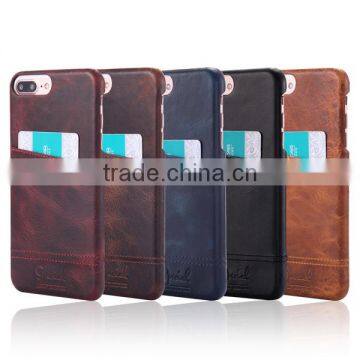 Retro Leather Phone Case With Card Slot Back Cover For IPhone 6/6s/7/7 Plus photo-6