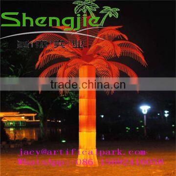 China supply SJLJ00593 for outdoor decorative led tree/ led palm tree,lighted palm tree