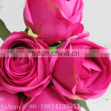 Bulk Artificial Rose Flower Six Heads Flower Rose photo-5