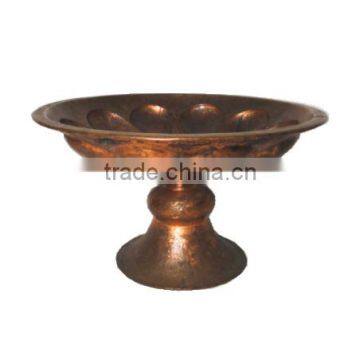 Hand Hammered Copper Fruit Bowl