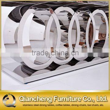 Modern 10 Seater Marble Top Metal Table Whlesale Dining Room Furniture