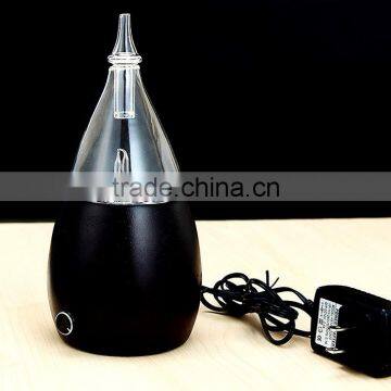 Elegant Wooden and Glass LED Aroma Diffuser Nebulization Essential Oil Diffuser photo-2