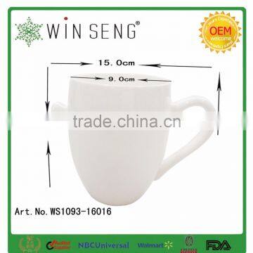 Plain White Coffee Mug, Stoneware Mug, Ceramic Cup photo-5