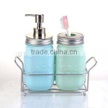 Glass Mason Jar With Dispenser photo-3