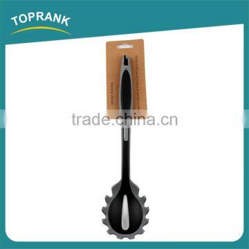 FDA Approved Kitchen Utensils Tool Pasta Server Long Handle Silicone Spaghetti Server photo-3