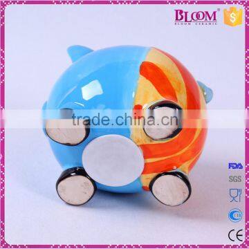 New Design of Hand Painted Ceramic Custom Coin Bank photo-6