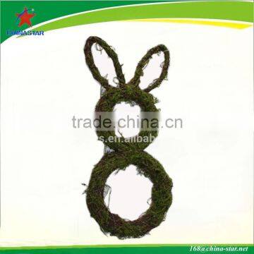 easter rattan bunny decorations