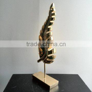 Resin Art Leaf Statue Decoration photo-5