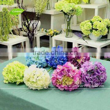 GNW FLH02 Table Centerpieces Artificial Wedding Bouquets Hydrangea Flower Arrangement GuangZhou Factory