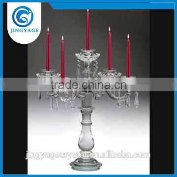 5 Arms Crystal Candelabra Wedding Centerpieces