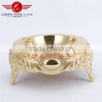 High Quality Gold-coated Stainless Steel Ashtray, Smoking Tobacco Tray, Ashtray photo-3