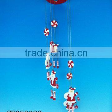 porcelain wind bell with christmas designs