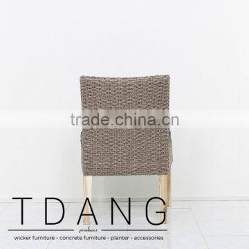 Capella Wicker Dining Chair - Outdoor Furniture - Vietnam Poly Rattan Chair photo-4