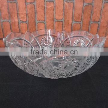 Large Capacity Round Glass Bowl Wholesale Glass Bowl