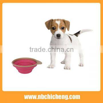 Animal Collapsible Bowls, Silicone Feeding Bowls, Dog Rubber Folding Bowl photo-3