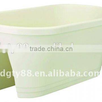 Vacuum Forming Fence Small Plastic Flower Pots Customized Flowerpot on the Wall photo-2