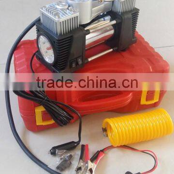 2 Cylinder Automatic Truck Tire Inflation Tyre Inflator Portabe DC 12v Mini Car Air Compressor